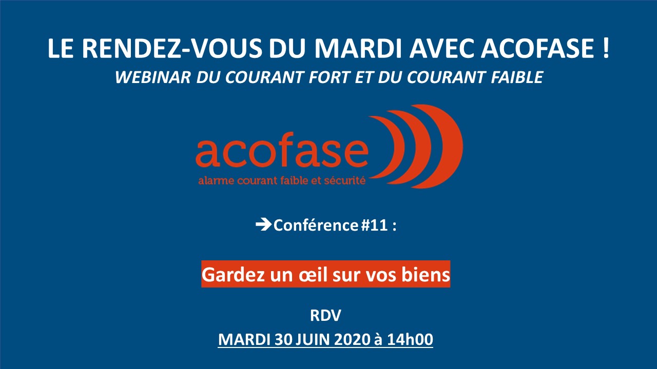Conférence 11 : vidéo protection